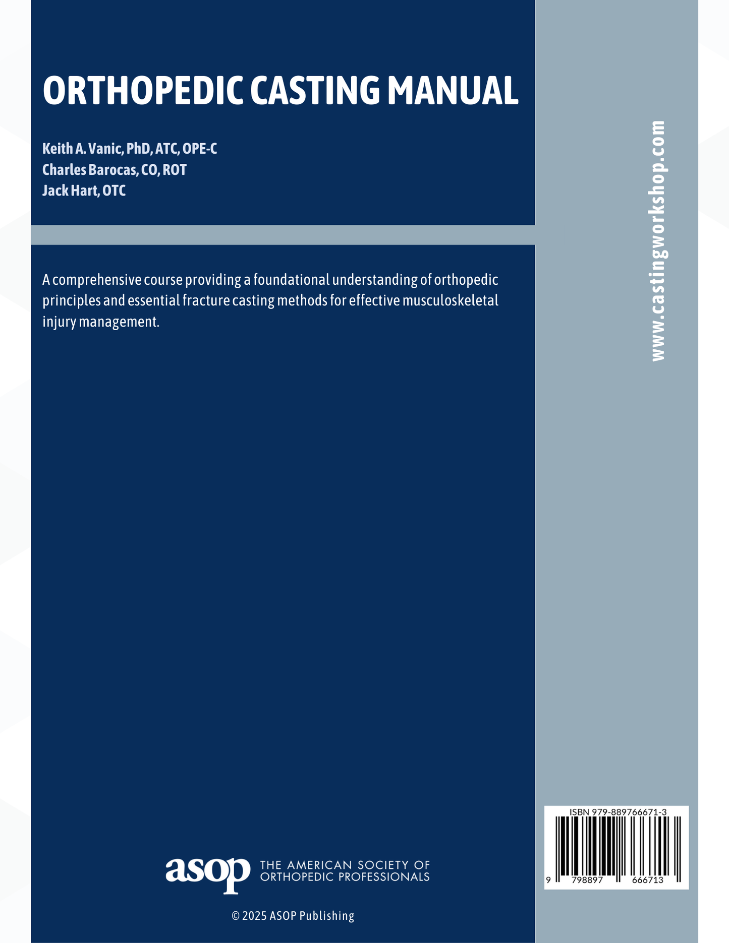 ASOP Orthopedic Casting Manual (Ebook format)